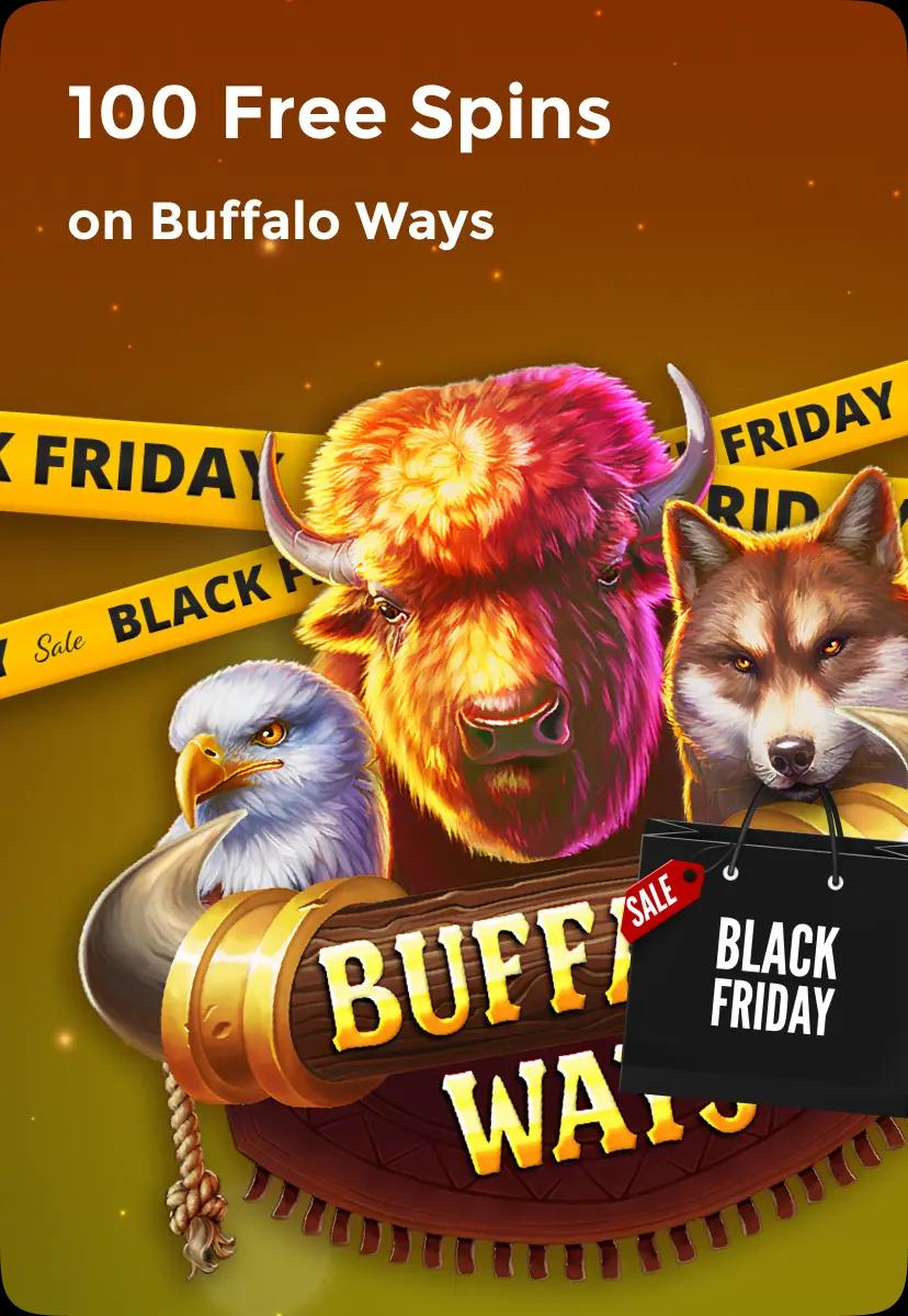 [Winport] 100 Free Spins on Buffalo Ways (all) 