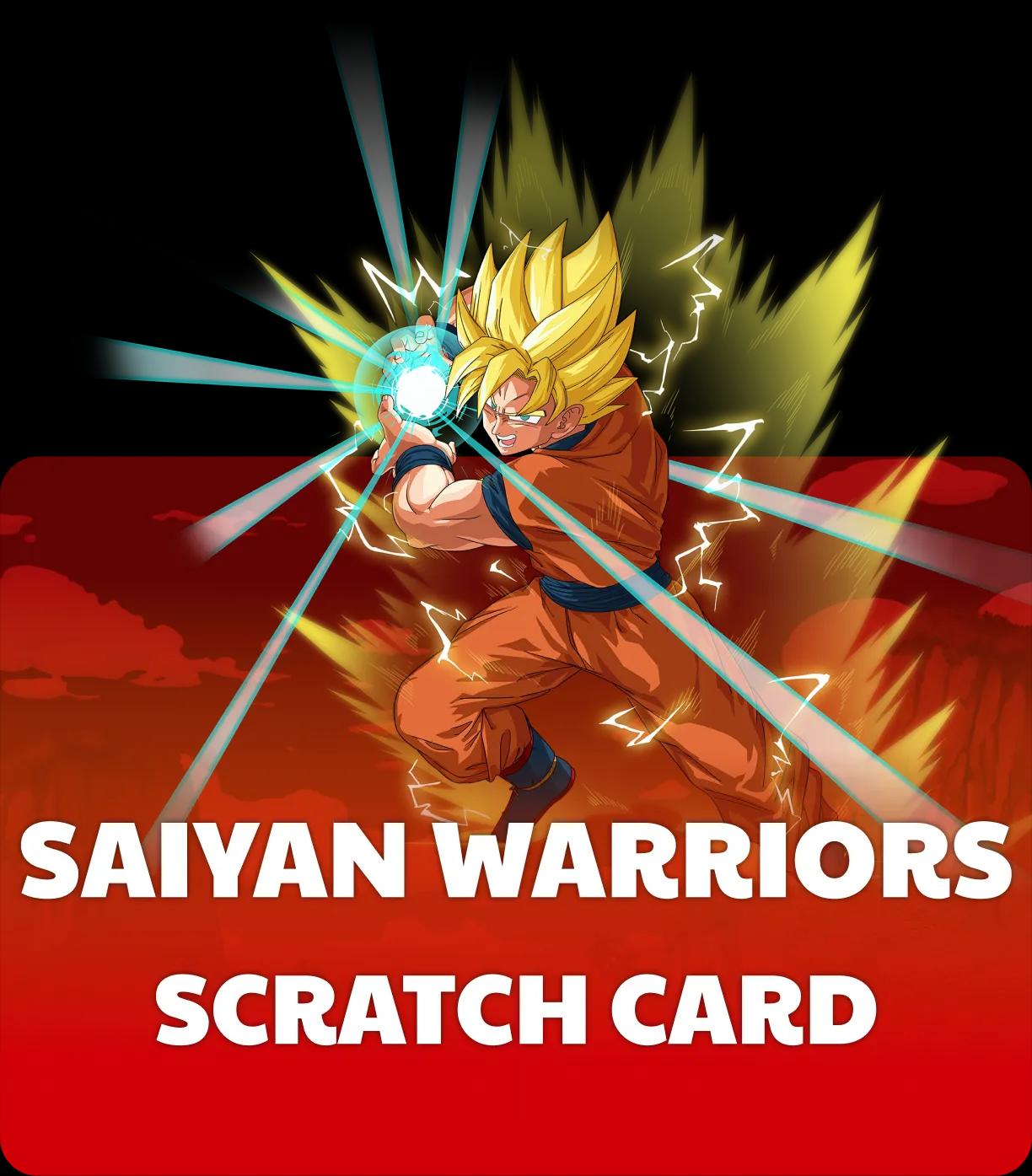 Saiyan Warriors Scratch Card